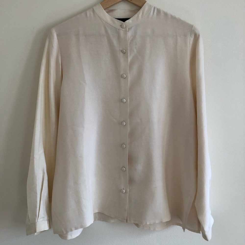 Eileen Fisher - Raw Silk Shirt
